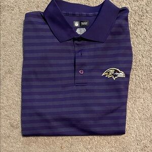 Team Apparel Men's Purple Baltimore Ravens Polo